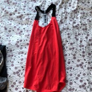 Nike red racer back tank